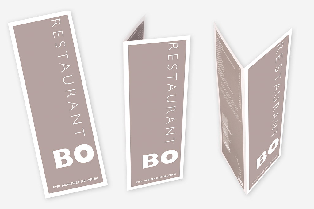 02-1_2-Luik Folder Voorbeeld 2-luik folder