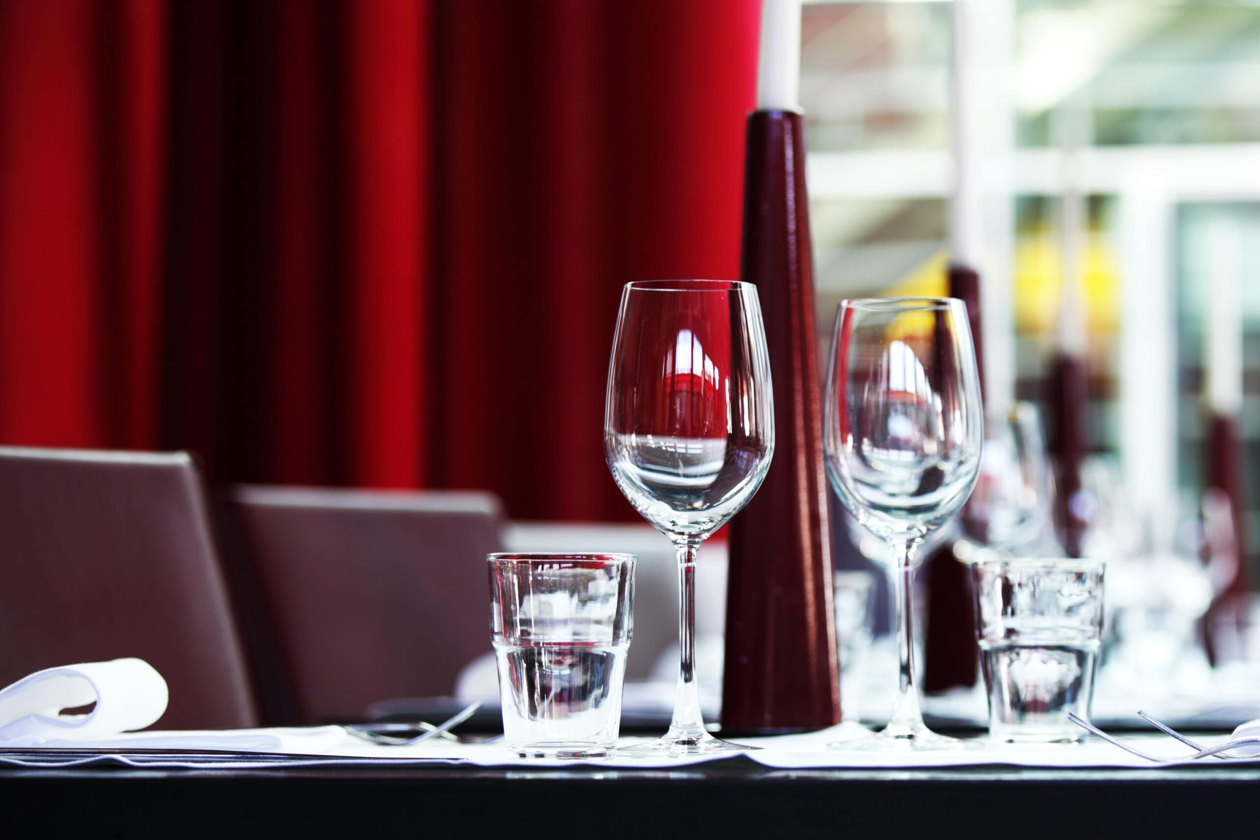 cafe cafe interior background in deep of field