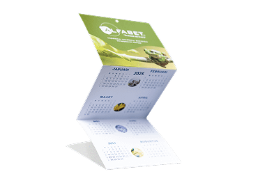 Product Wandkalender 4-luik Wandkalender gevouwen tot 4-luik