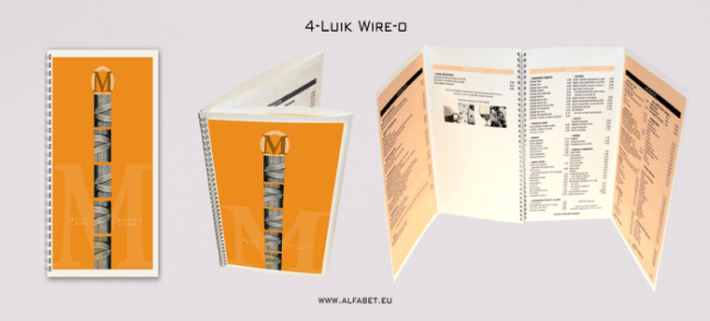 voorbeeld van een metalen WireO als vierluik